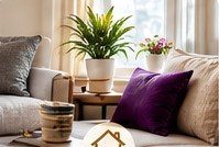Welcoming, organized living room